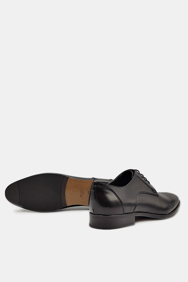 ΠΑΠΟΥΤΣΙΑ BOSS SHOES - BLACK SPAZZOLATO/LINEAR